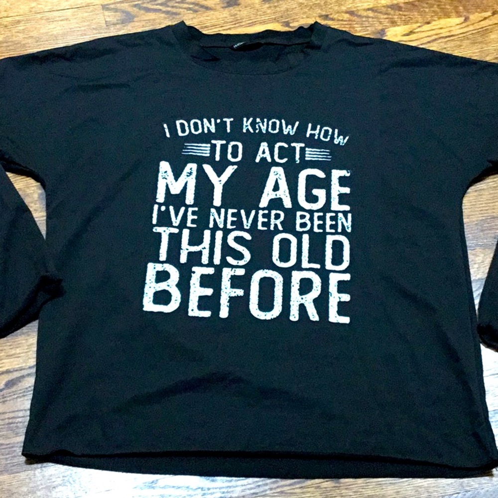 Long Sleeve Graphic Tee NWOT